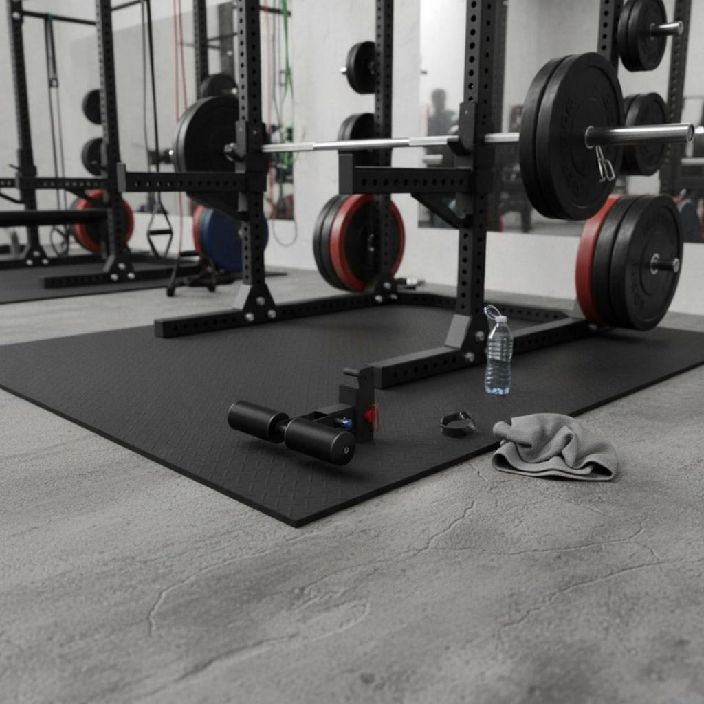 Padded Leg Support Attachment for Home Gym