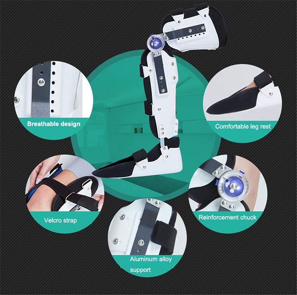 Adjustable Hinged Knee & Ankle Support Brace