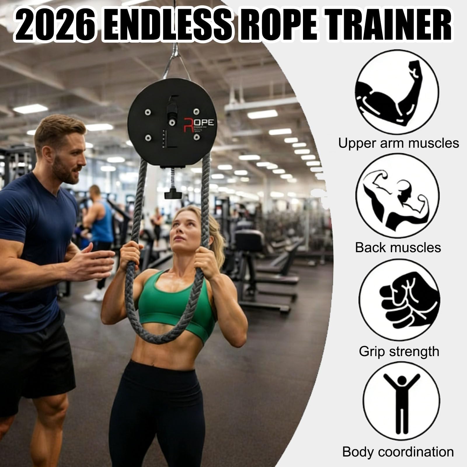 30 KG Adjustable Endless Rope Trainer