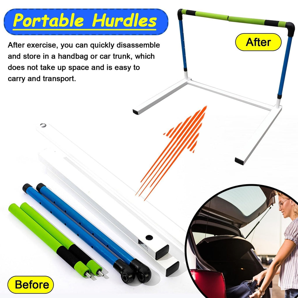 Adjustable Agility Training Hurdle