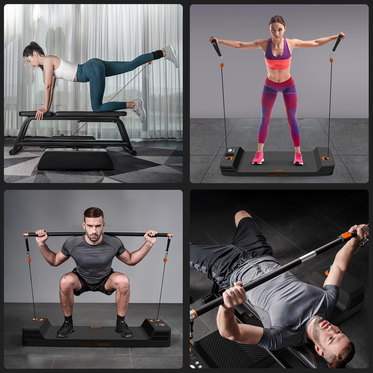 SQUATZ Apollo Board Mini: 150lb Resistance Smart Cable Machine