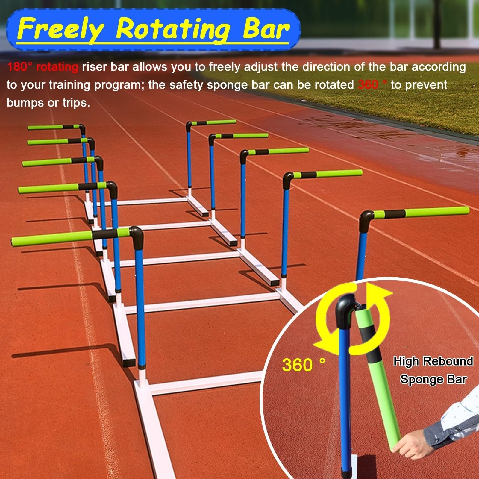 Adjustable Agility Training Hurdle