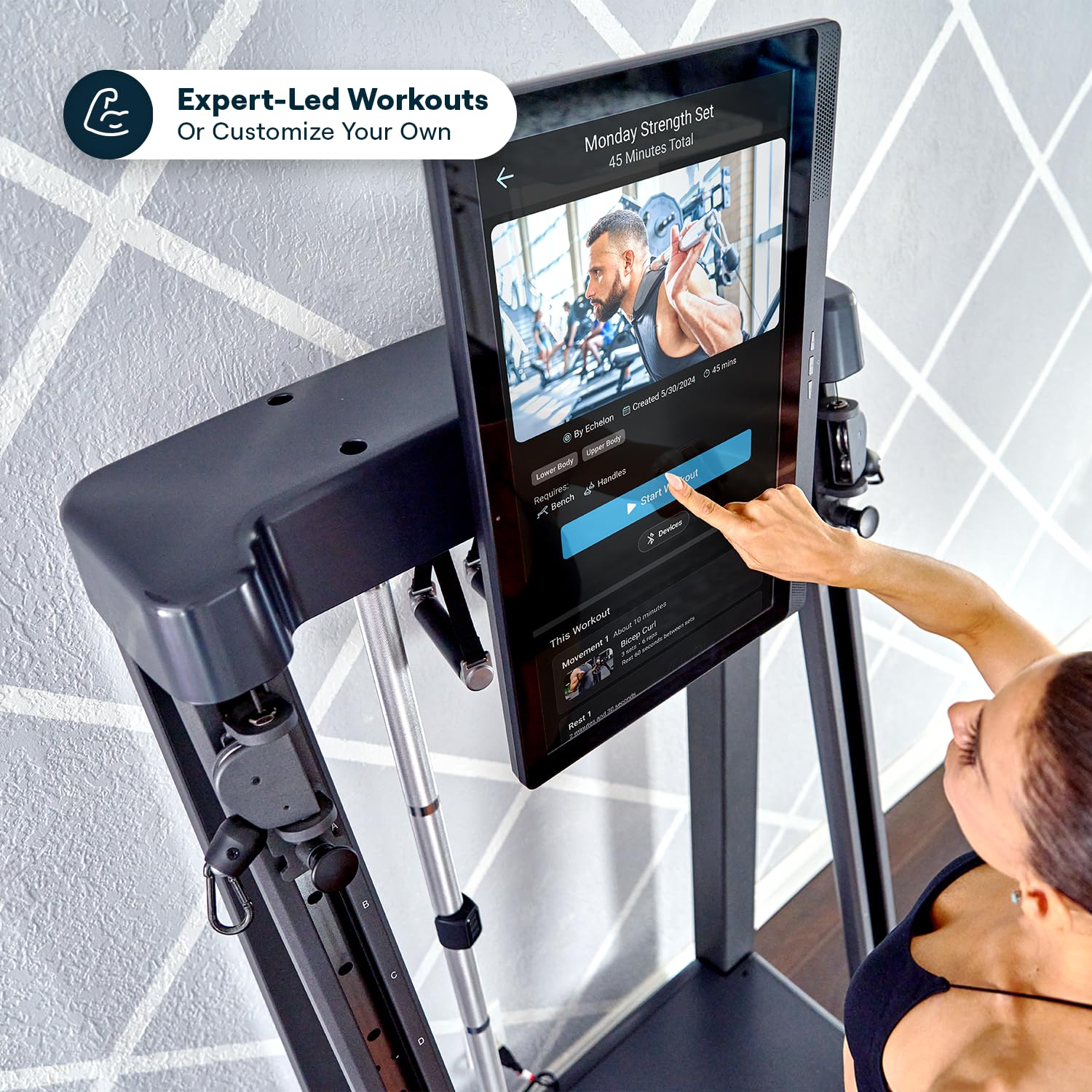 Smart Home Gym with Digital Resistance