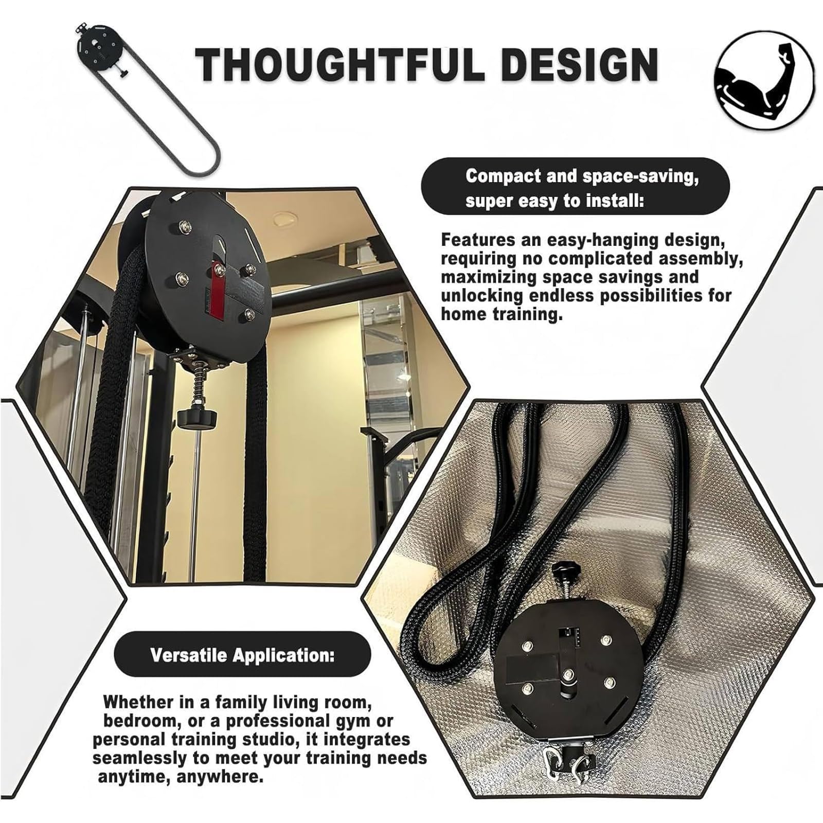 Adjustable Endless Rope Trainer for Home Gym