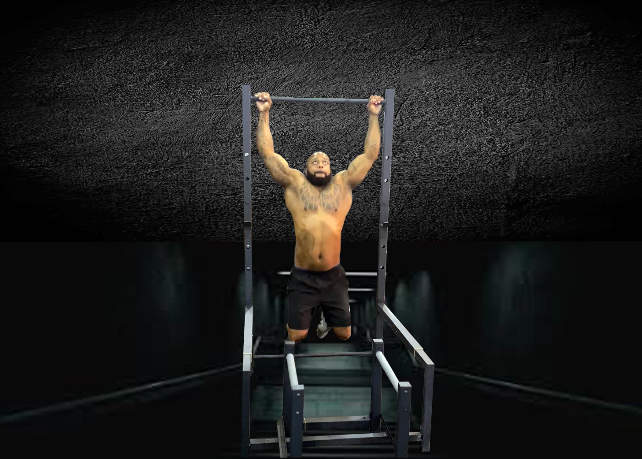 All-in-One Power Rack with Pull-Up & Dip Station