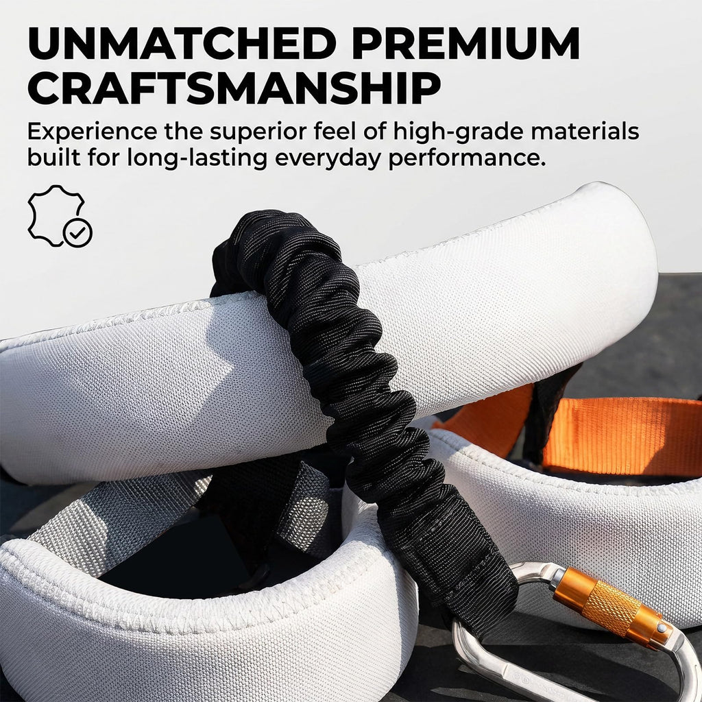 Bungee Fitness Trainer with Adjustable Harness