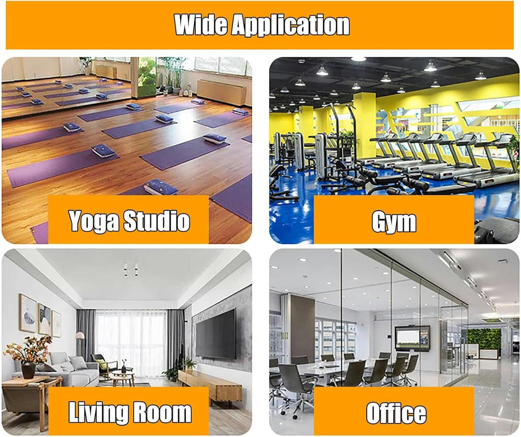 9-Tier Wall-Mounted Yoga Mat Storage Rack